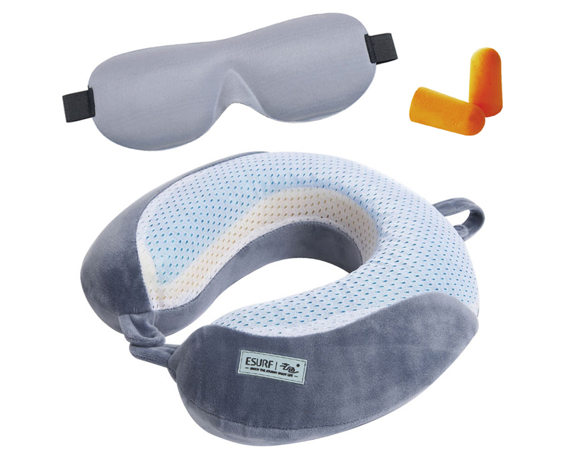 ES-M022-3 Traveler 凝膠U枕三件套 ES-M022-3 Traveler 凝膠U枕三件套