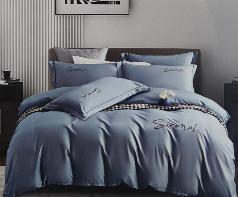 FN-Z8028 40純色字母繡四件套 FN-Z8028 40純色字母繡四件套