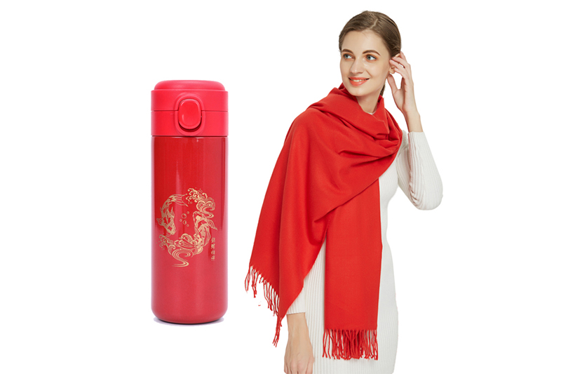 A-ZH2018 慶瑞圍巾保溫杯套裝 A-ZH2018 慶瑞圍巾保溫杯套裝