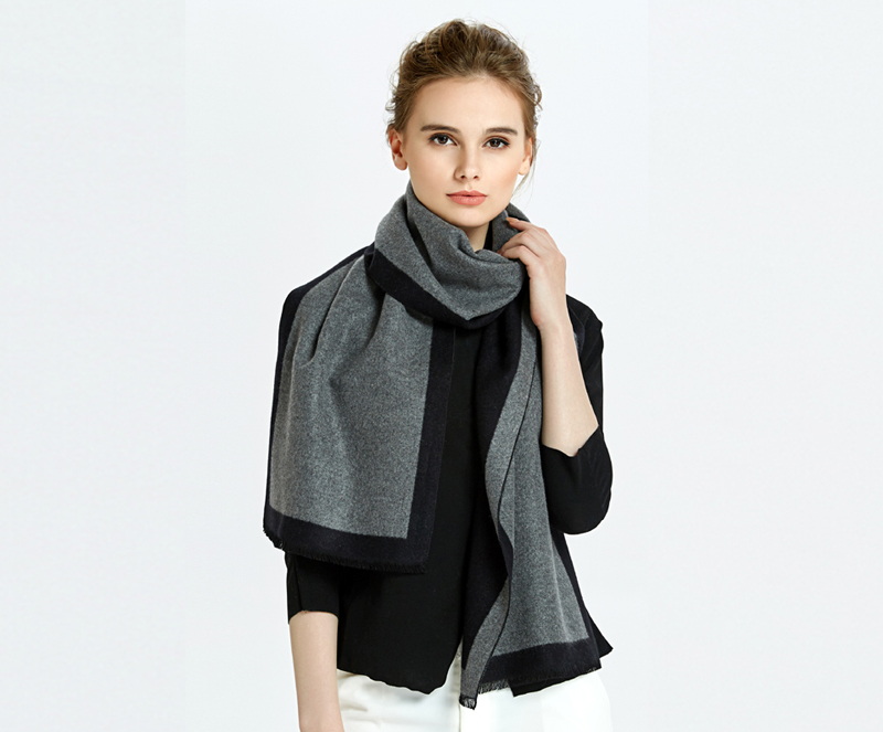 A-D329 簡約主義蠶絲絨圍巾 A-D329 簡約主義蠶絲絨圍巾